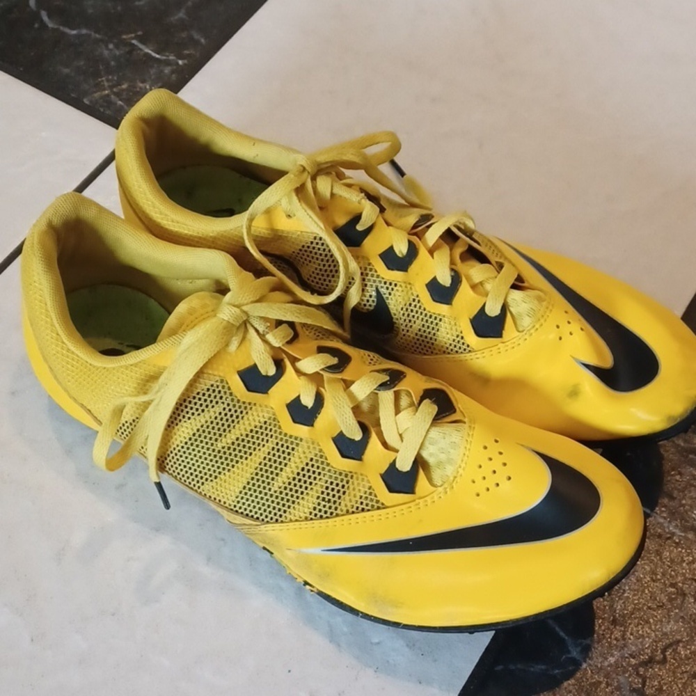 Nike Track Running Shoes, Rival S, golden yellow,  sz 12